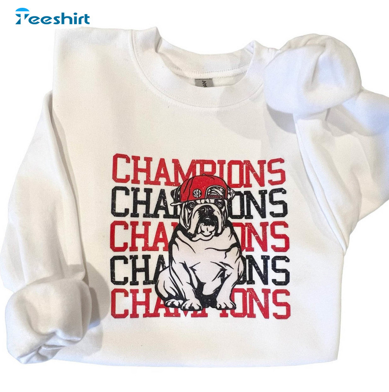 Georgia Bulldogs Championship Shirt, Trending Unisex T-shirt Short Sleeve