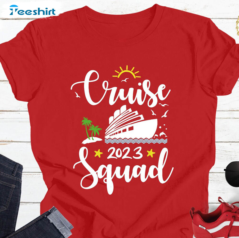 TeesOfNYStore Cruise Couples Vacation | Unisex Jersey Short Sleeve T-Shirt Vacation Shirt