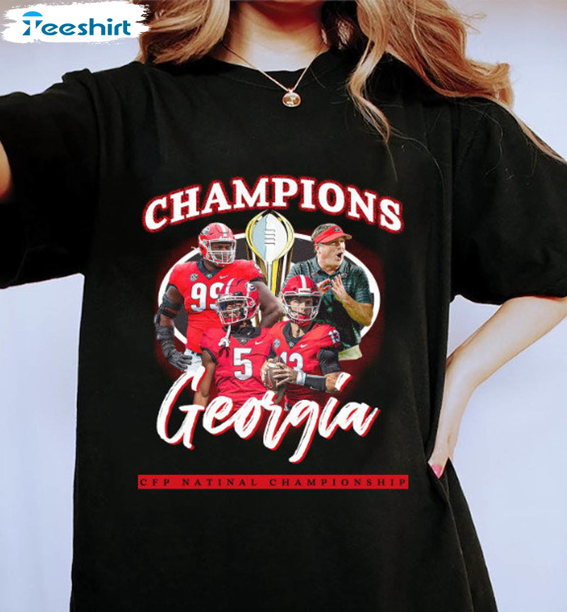 Georgia Bulldogs 2023 Shirt, National Championship Tee Tops Unisex T-shirt