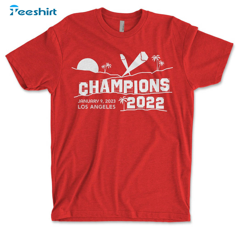 Georgia Champions 2022 Shirt, Trending Crewneck Short Sleeve