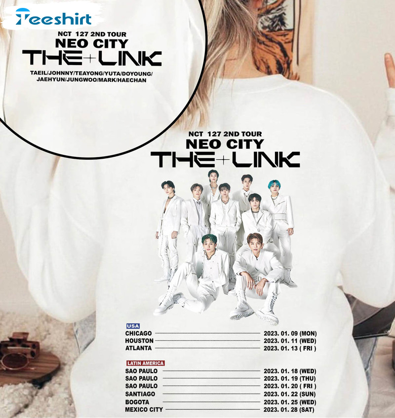 Nct 127 World Tour Y2k Shirt, The Link 2023 Crewneck Sweatshirt