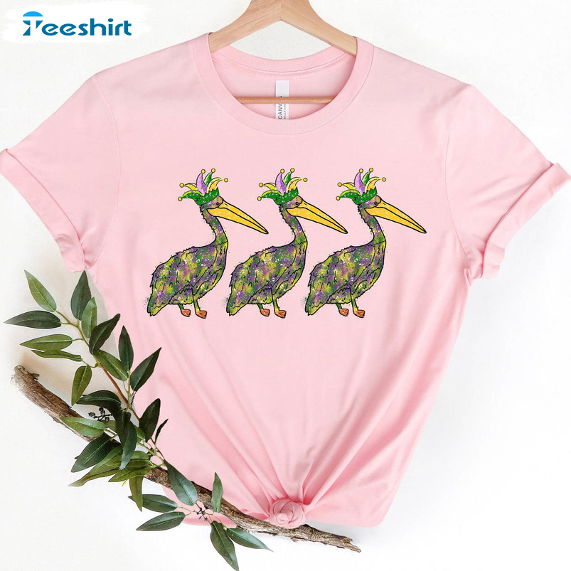 Mardi Gras Funny Shirt, Louisiana Parade Animal Sweatshirt Unisex T-shirt