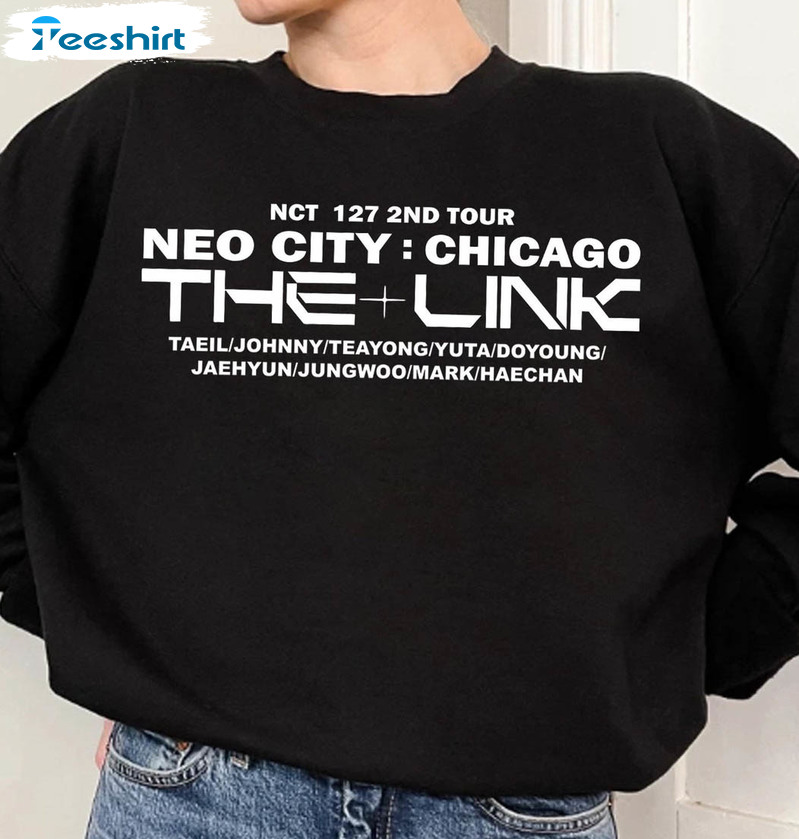 Nct 127 World Tour Shirt Neo City The Link 2023 World Tour Unisex Hoodie Crewneck