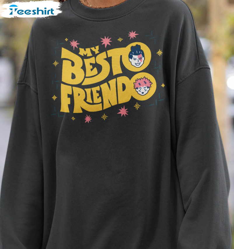 My Besto Friendo Sweatshirt, Funny Long Sleeve Unisex Hoodie