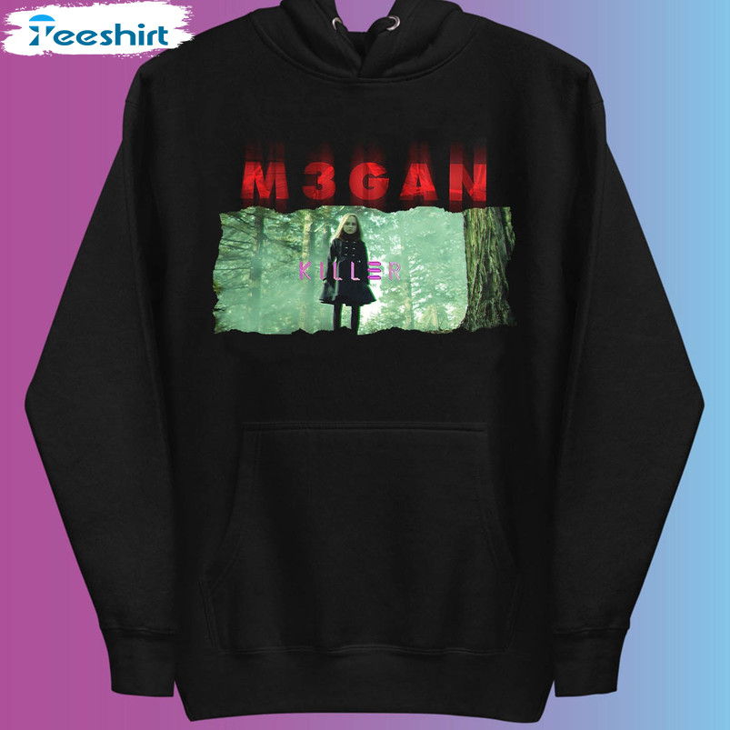 M3gan New Friend Shirt, Horror Movie M3gan 2023 Crewneck Unisex Hoodie