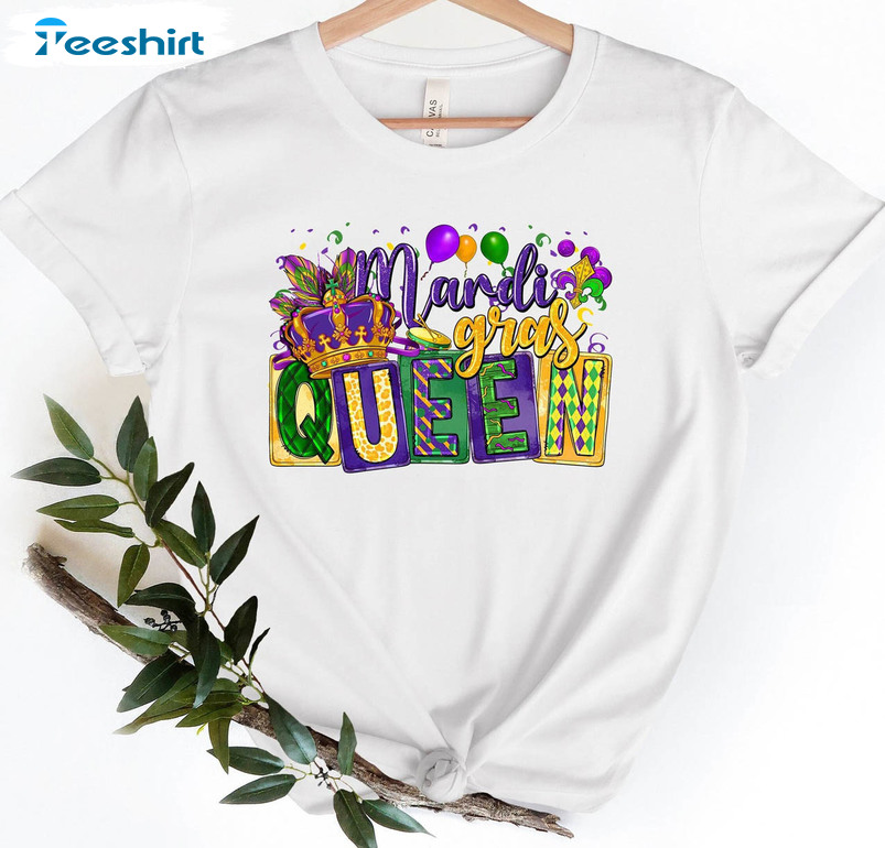 Mardi Gras Queen Shirt, Crawfish Season Unisex T-shirt Unisex Hoodie