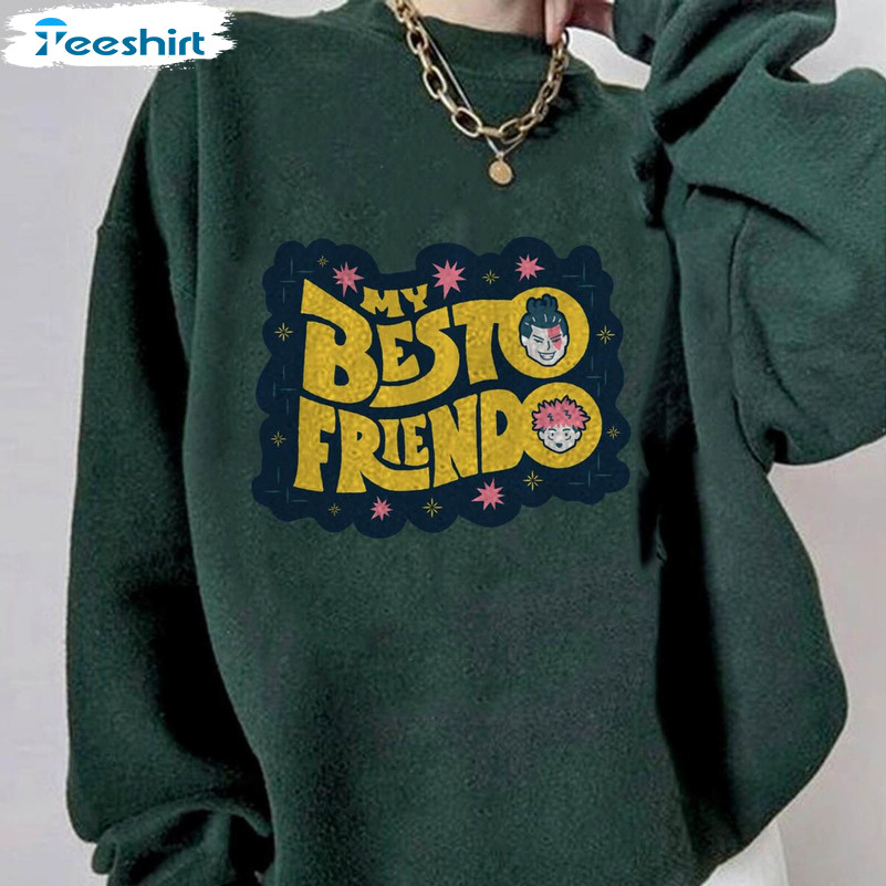 Besto Friendo Sweatshirt, Anime Lover Long Sleeve Unisex T-shirt