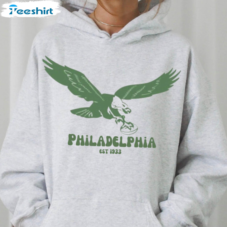 Vintage Philadelphia Eagles Shirt, Philadelphia Football Unisex Hoodie Long Sleeve