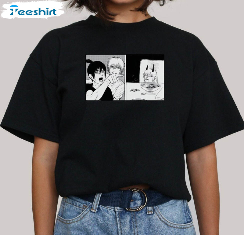 Anime Meme Shirt, Devil Friends Chainsaw Man Tee Tops Unisex Hoodie