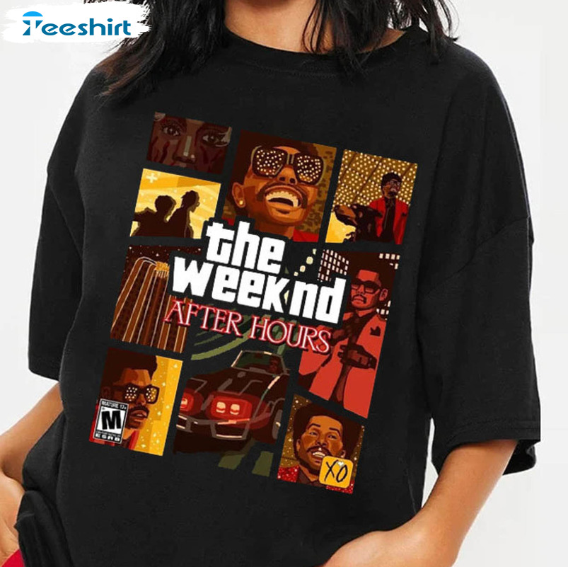 The Weeknd After Hours Shirt, Vintage Long Sleeve Unisex T-shirt