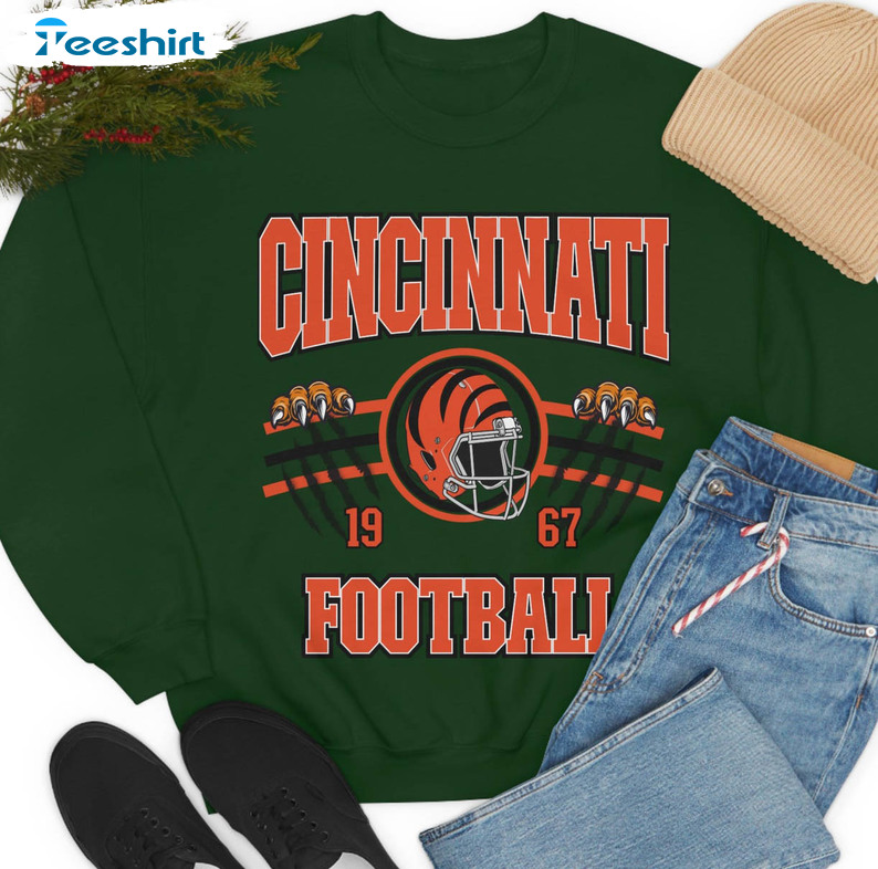 Cincinnati Bengals Football With Tiger's Claw Design 