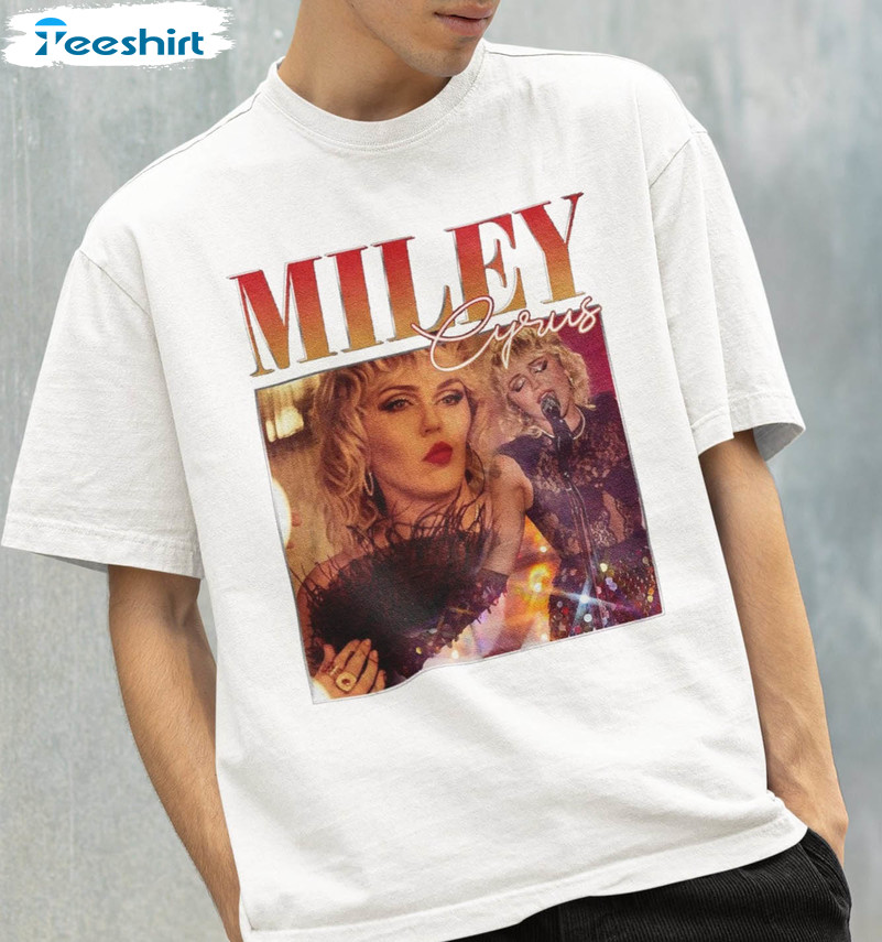 Miley Cyrus Vintage Shirt, Trending Unisex T-shirt Short Sleeve