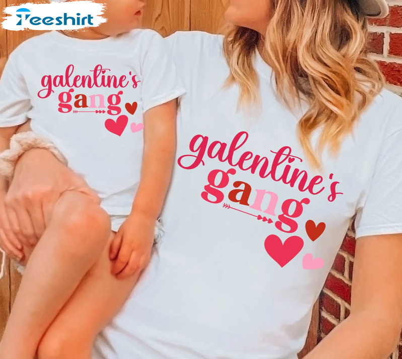 Galentines Day Shirt, Valentines Day Matching Unisex T-shirt Sweater