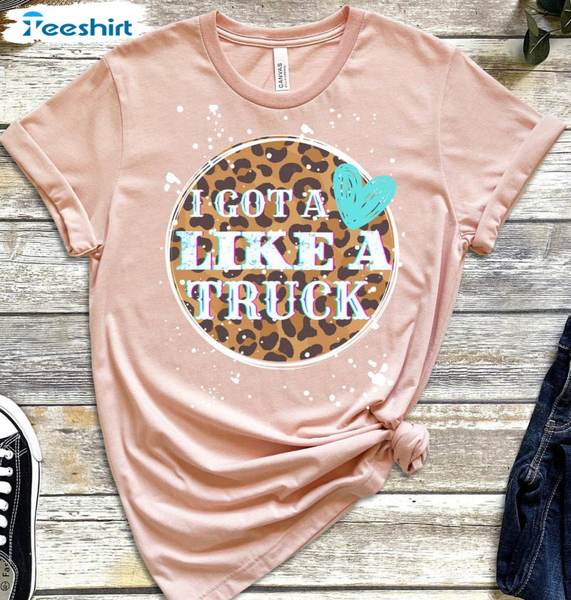 I Got A Heart Like A Truck Vintage Shirt, Country Music Cowgirl Sweatshirt Long Sleeve