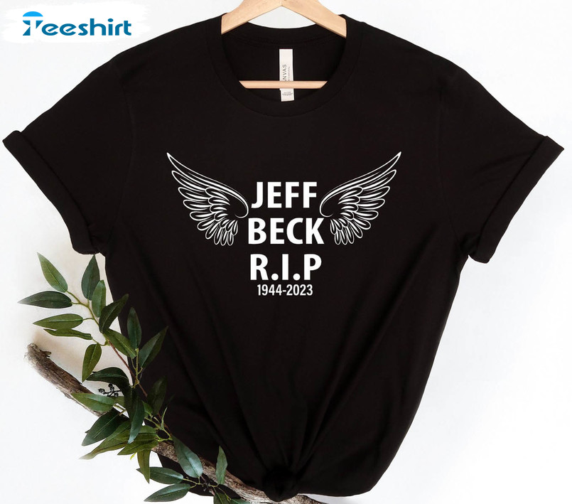 Rip Jeff Beck Vintage Shirt, Trending Short Sleeve Tee Tops