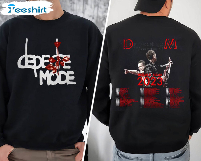 Depeche Mode Shirt, Memento Mori World Tour Unisex T-shirt Long Sleeve