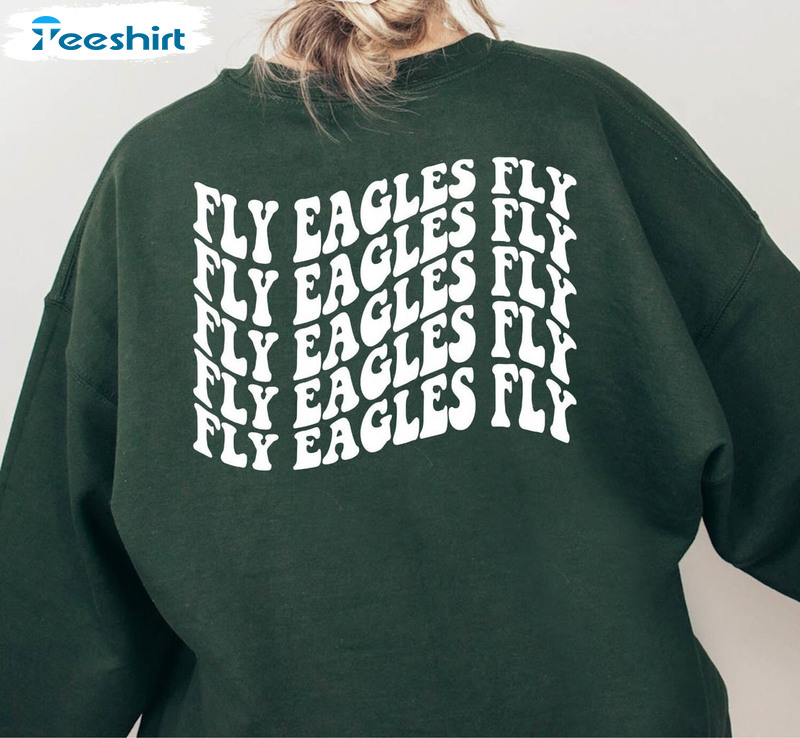 Fly Eagles Fly Shirt, Philadelphia Eagles Trendy Long Sleeve Unisex Hoodie