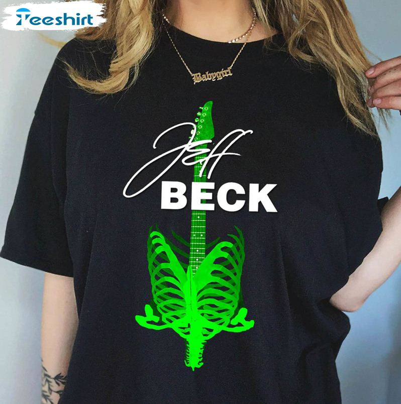 Rip Jeff Beck 1944 2023 Shirt, Trending Short Sleeve Tee Tops
