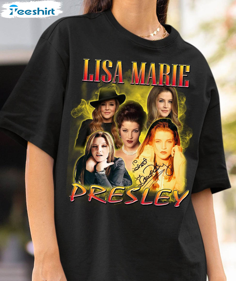 Rip Lisa Marie Presley 1968 2023 Shirt, Trending Sweater Short Sleeve