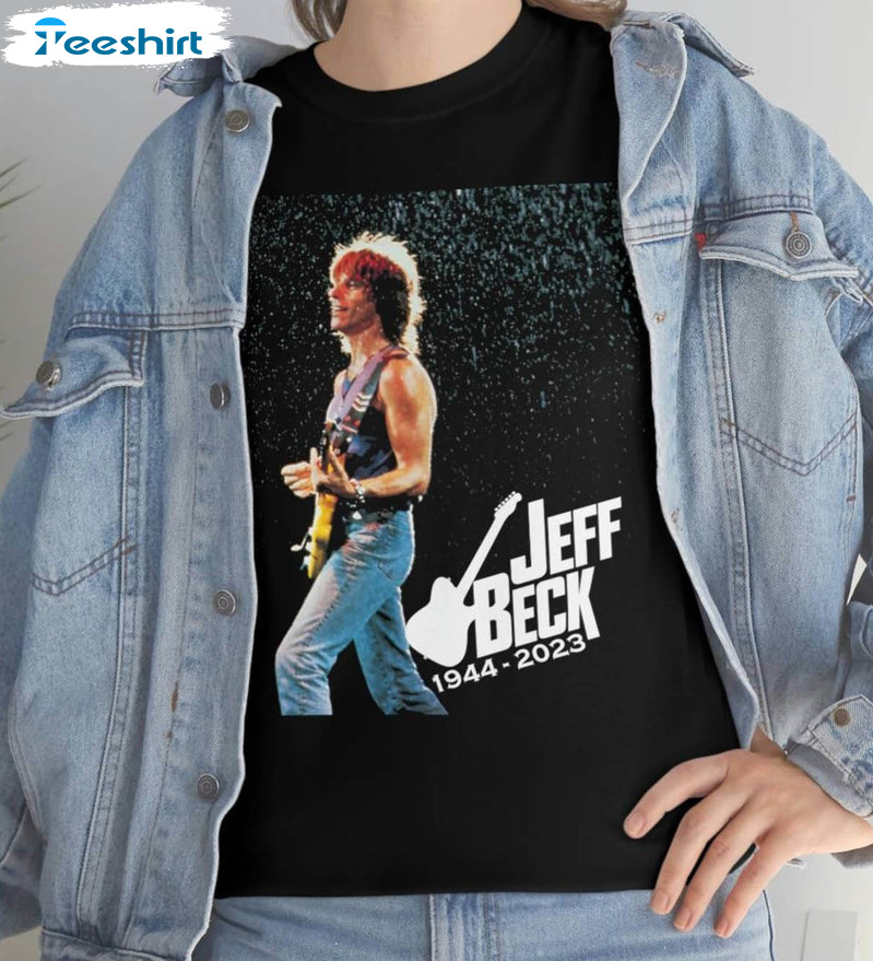 Jeff Beck RIP Shirt, Vintage Sweatshirt Unisex T-shirt