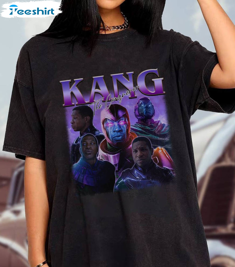 Vintage Kang The Conqueror Shirt, The Wasp Quantumania Long Sleeve Sweatshirt