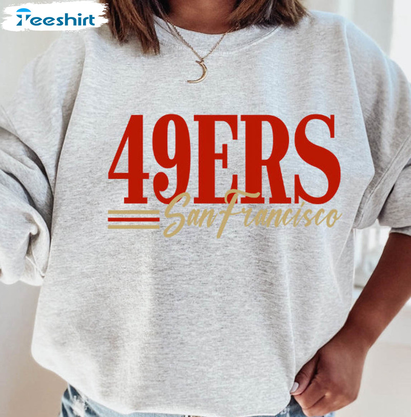 49ers San Francisco Shirt, Vintage Football Unisex T-shirt Crewneck