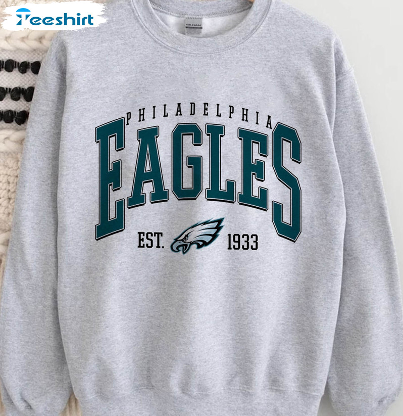 Philadelphia Eagles Sweatshirt, Football Team Gameday Long Sleeve Unisex T-shirt