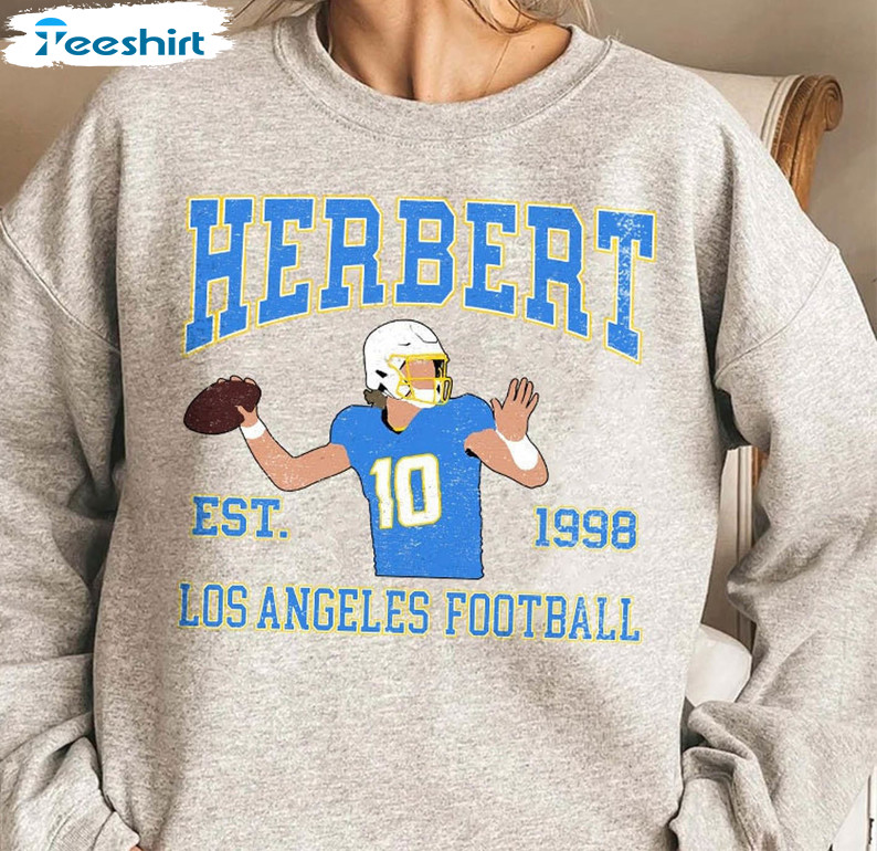 Los angeles chargers justin herbert vintage 90s shirt, hoodie