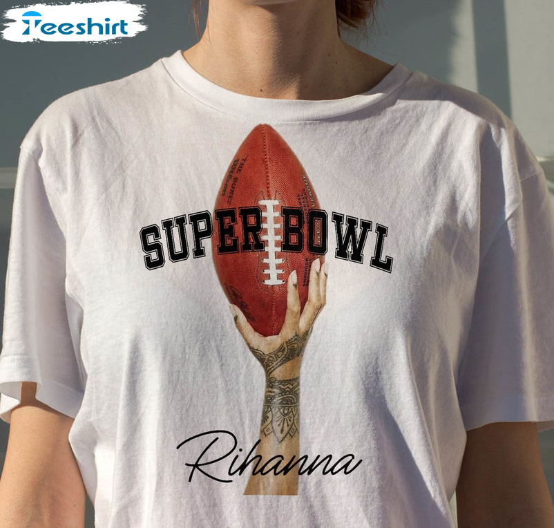 Rihanna Super Bowl Half Time Trendy Football shirt - Dalatshirt