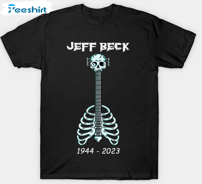 Vintage Jeff Beck Guitarist 1944 2023 Trendy Sweatshirt, Unisex Hoodie