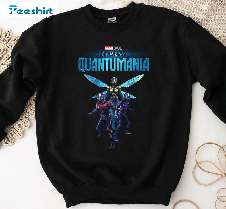 Ant Man And The Wasp Quantumania Vintage Shirt, Marvel Studios Long Sleeve Unisex Hoodie
