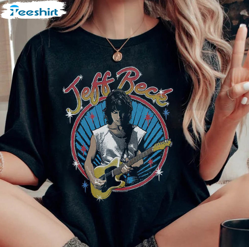 RIP Jeff Beck Freeway Jam Shirt, Jeff Beck Rip Guitar Legend Unisex T-shirt Short Sleeve