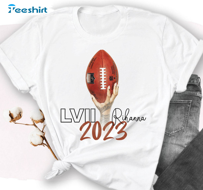 Rihanna Super Bowl Vintage Shirt, Superbowl Halftime Show Tee Tops Unisex Hoodie