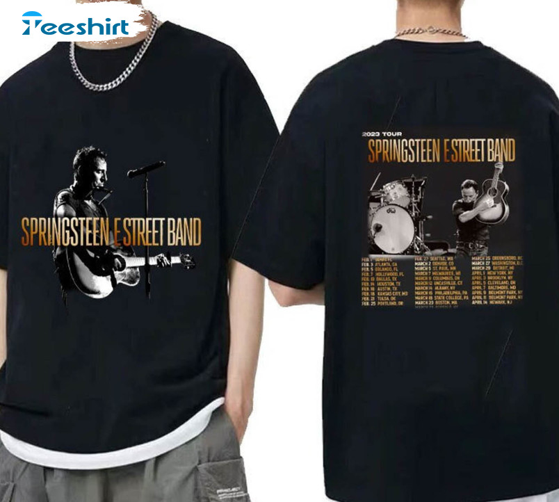 Bruce Springsteen 2023 Tour Trendy Sweatshirt, Unisex T-shirt
