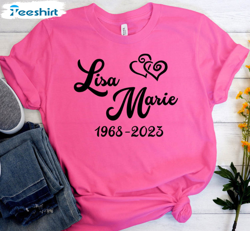 Lisa Marie Presley Shirt, Trending Unisex Hoodie Long Sleeve