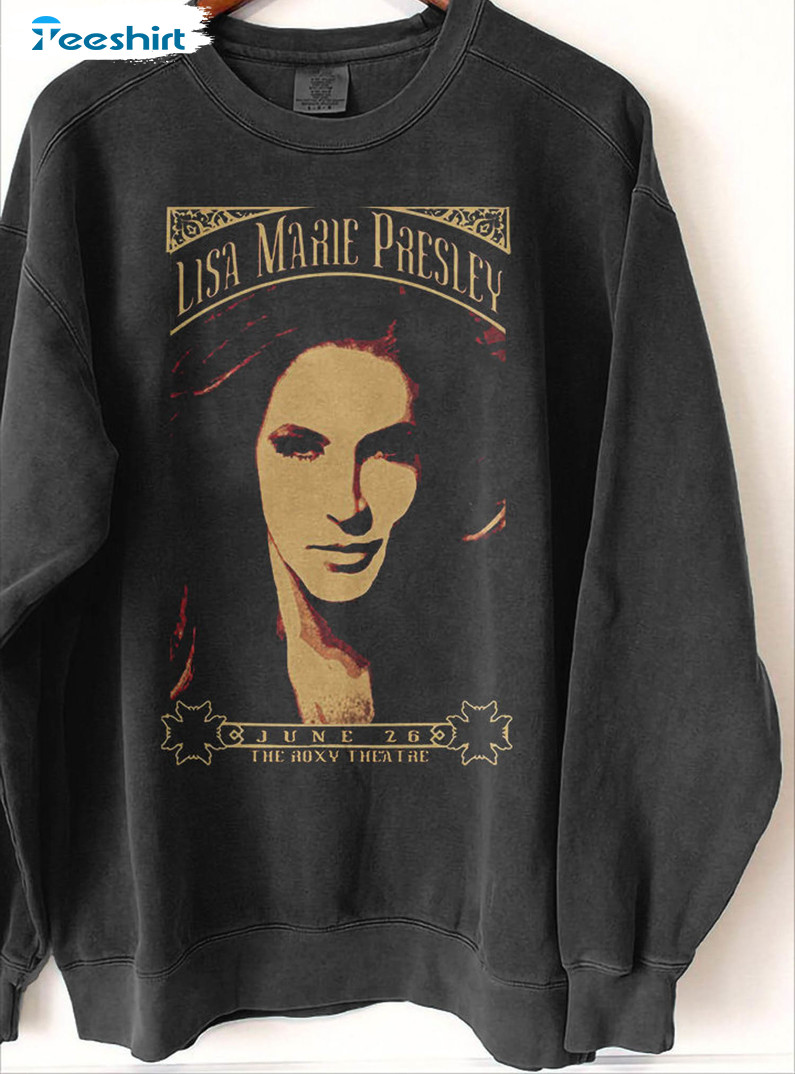Lisa Marie Presley 90s Vintage Shirt, Trending Crewneck Unisex Hoodie