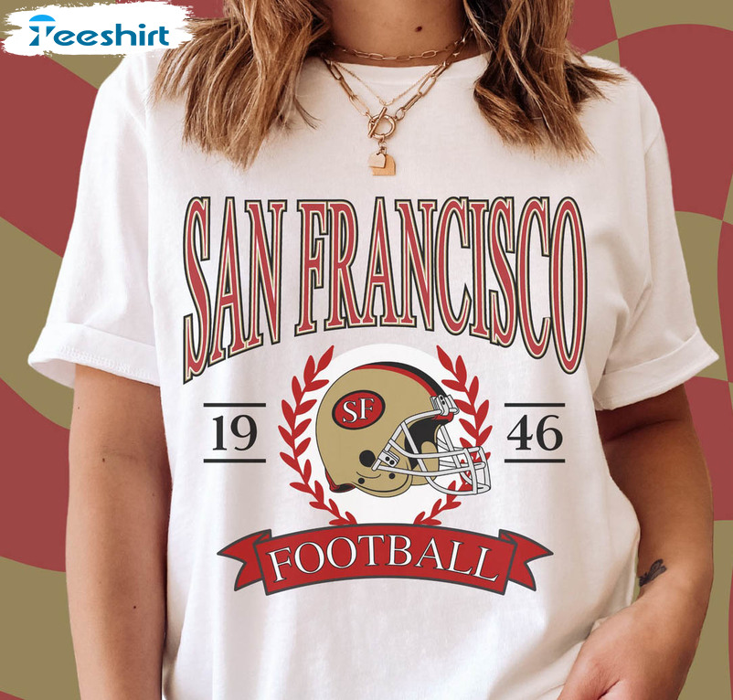 San Francisco Football 49ers Vintage Shirt, Trending Unisex T-shirt Short Sleeve