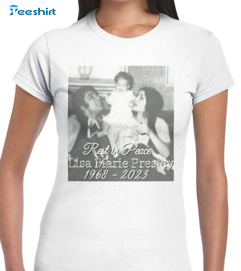 Rest In Peace Lisa Presley Shirt, Marie Presley 1968 2023 Sweatshirt Unisex Hoodie