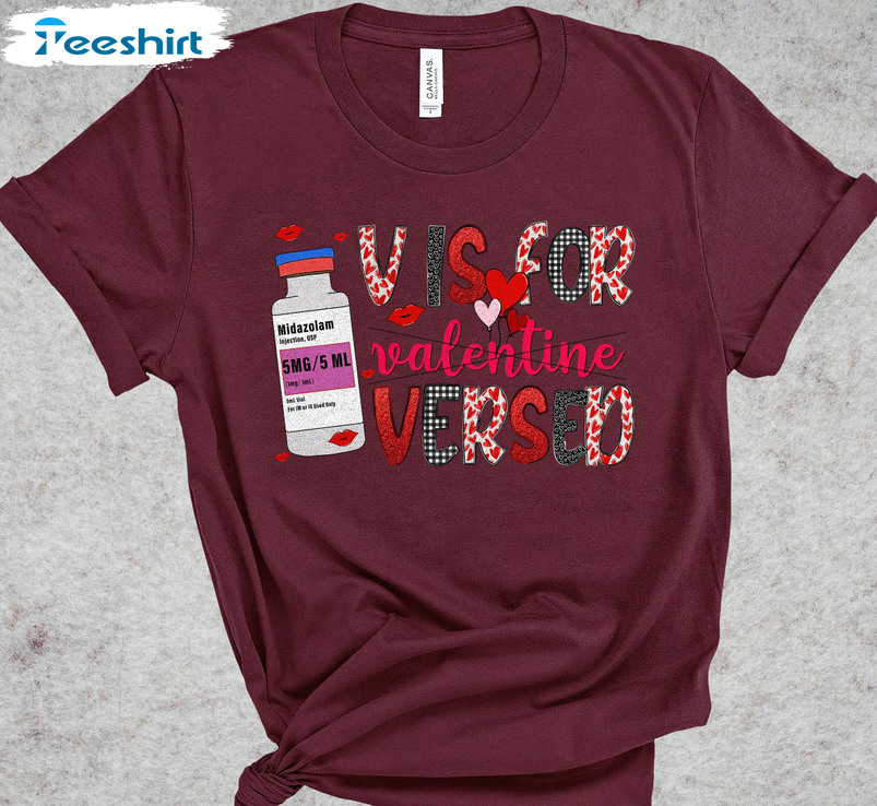 V Is For Versed Vintage Shirt, Emergency Dept Pharmacy Unisex T-shirt Sweater