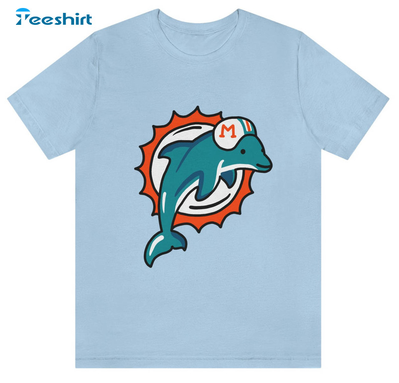 Miami Dolphins Cute Shirt, Trending Unisex Hoodie Crewneck