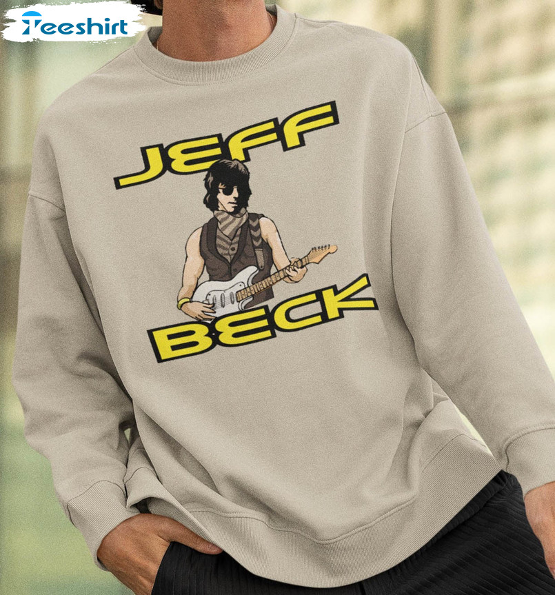 Jeff Beck Retro Signature Shirt, Thanks For Memories Sweatshirt Short Sleeve