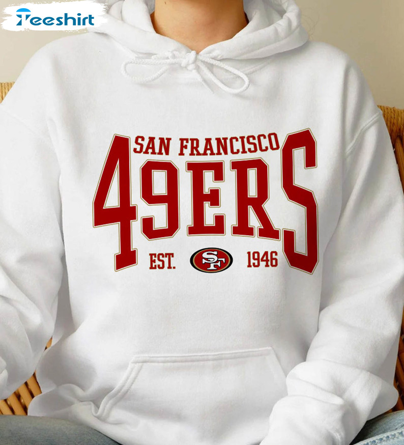San Francisco 49ers Sweatshirt, Vintage Football Unisex T-shirt