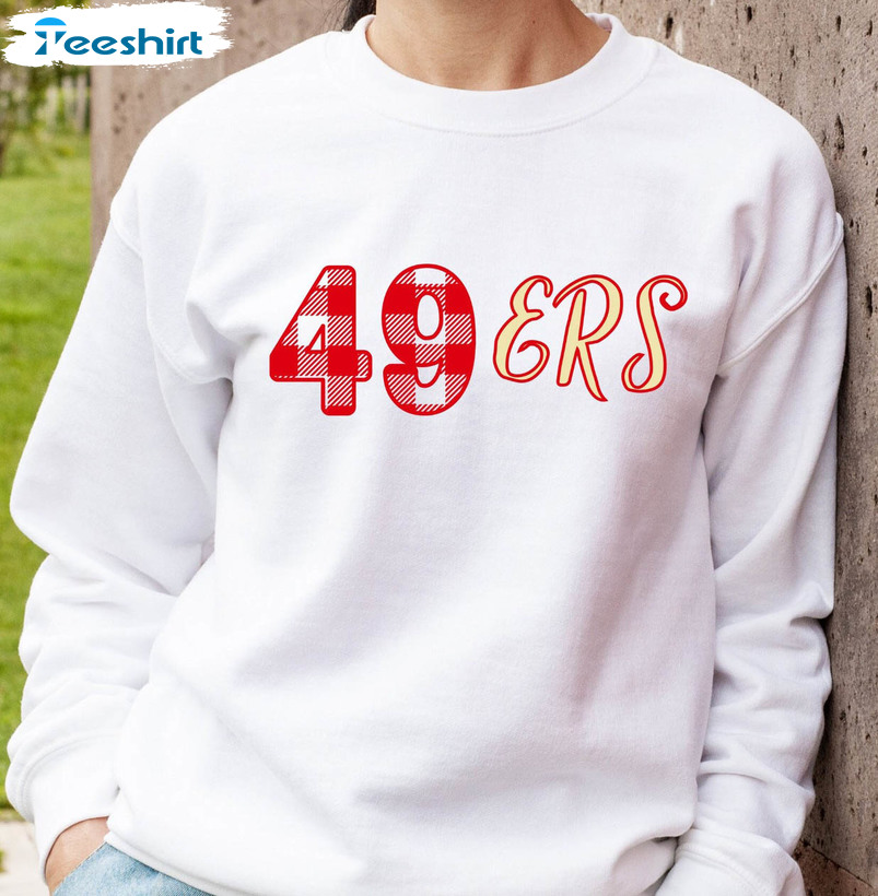 49ers Sweatshirt, Vintage San Francisco Football Unisex T-shirt Crewneck