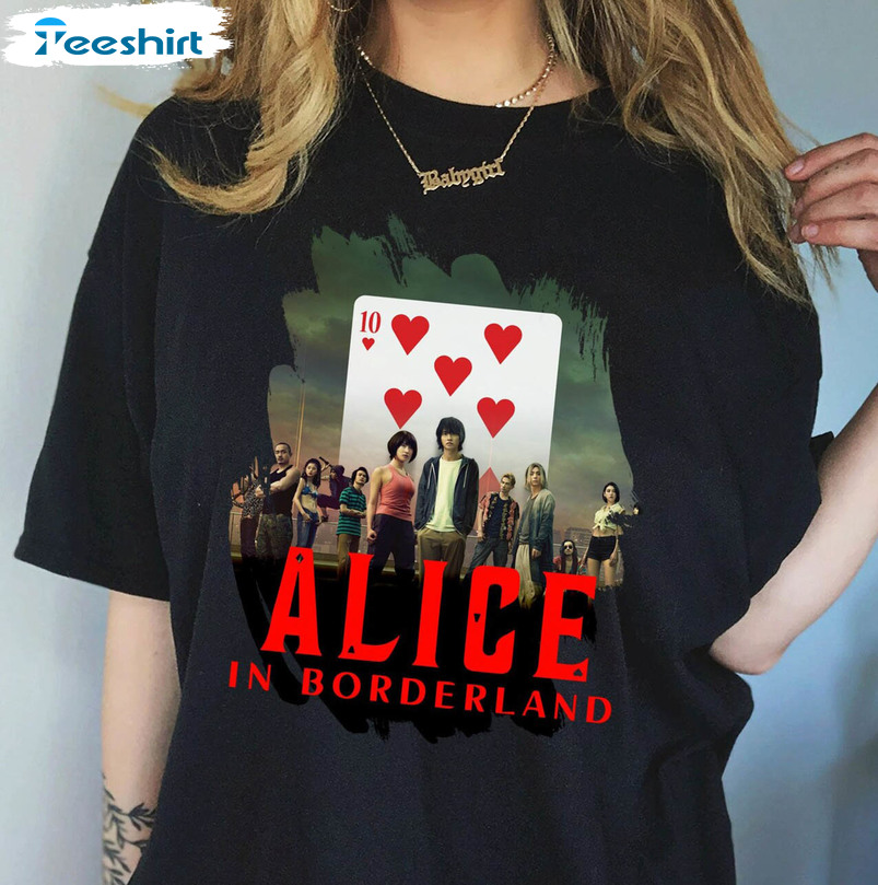 Alice In Borderland Shirt, Japanese Survival Alice Unisex Hoodie Crewneck