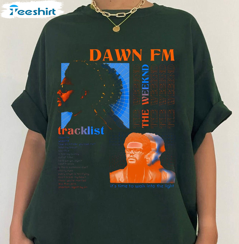 The Weeknd Vintage Dawn Shirt, Trending After Hours Til Dawn Unisex T-shirt Short Sleeve