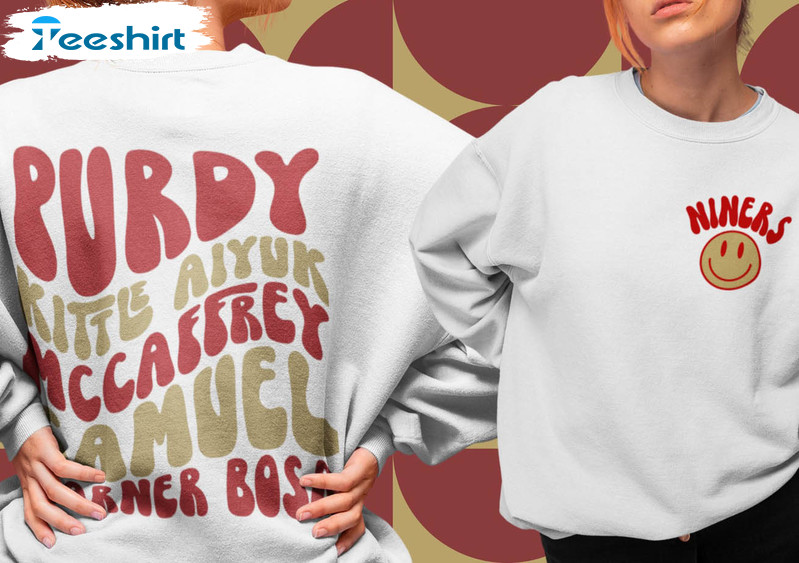 Retro Purdy Damn Relevant Shirt, San Francisco Football Players Smiley Unisex T-shirt Long Sleeve