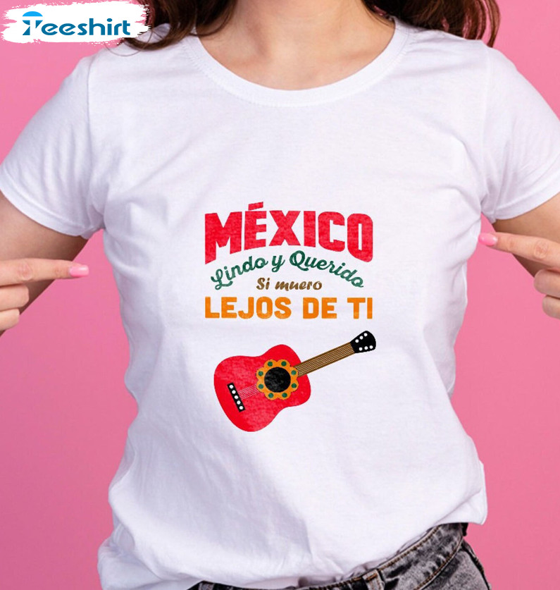 Mexico Lindo Y Querido Shirt, Pink Summer Carnival Tour Long Sleeve Sweatshirt