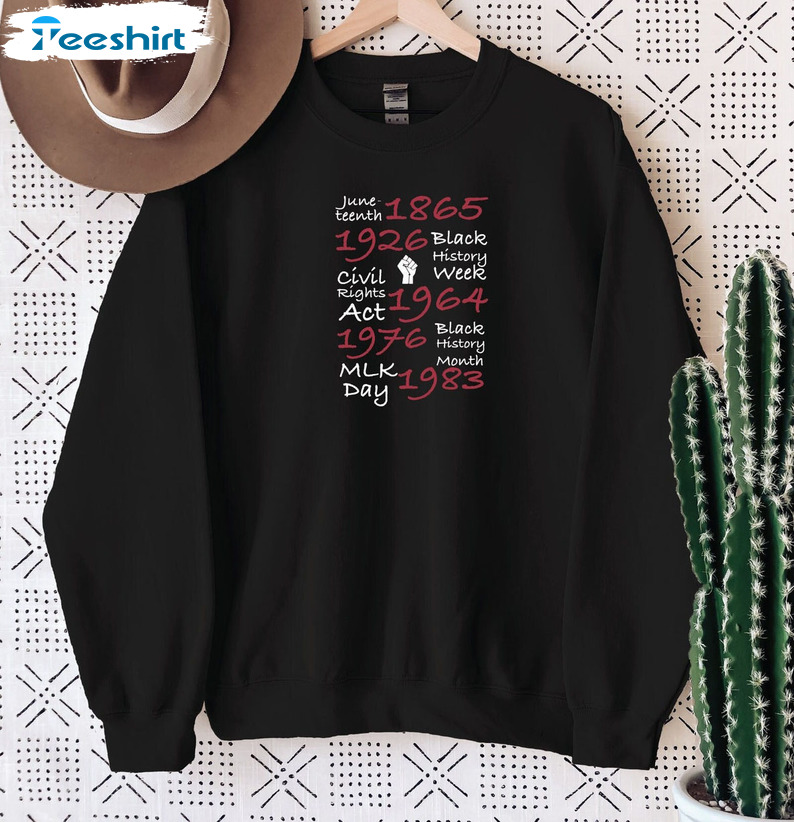 Black History Month Sweatshirt, Martin Luther Crewneck Unisex Hoodie