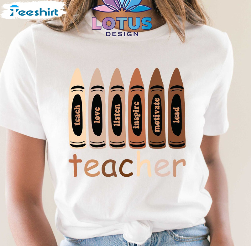 Teacher Appreciation Shirt, Teach Lover Unisex Hoodie Long Sleeve