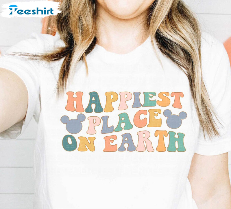 Happiest Place On Earth Shirt, Matching Family Unisex Hoodie Crewneck